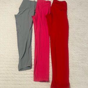 Lot of 3 Athleta Leggings
